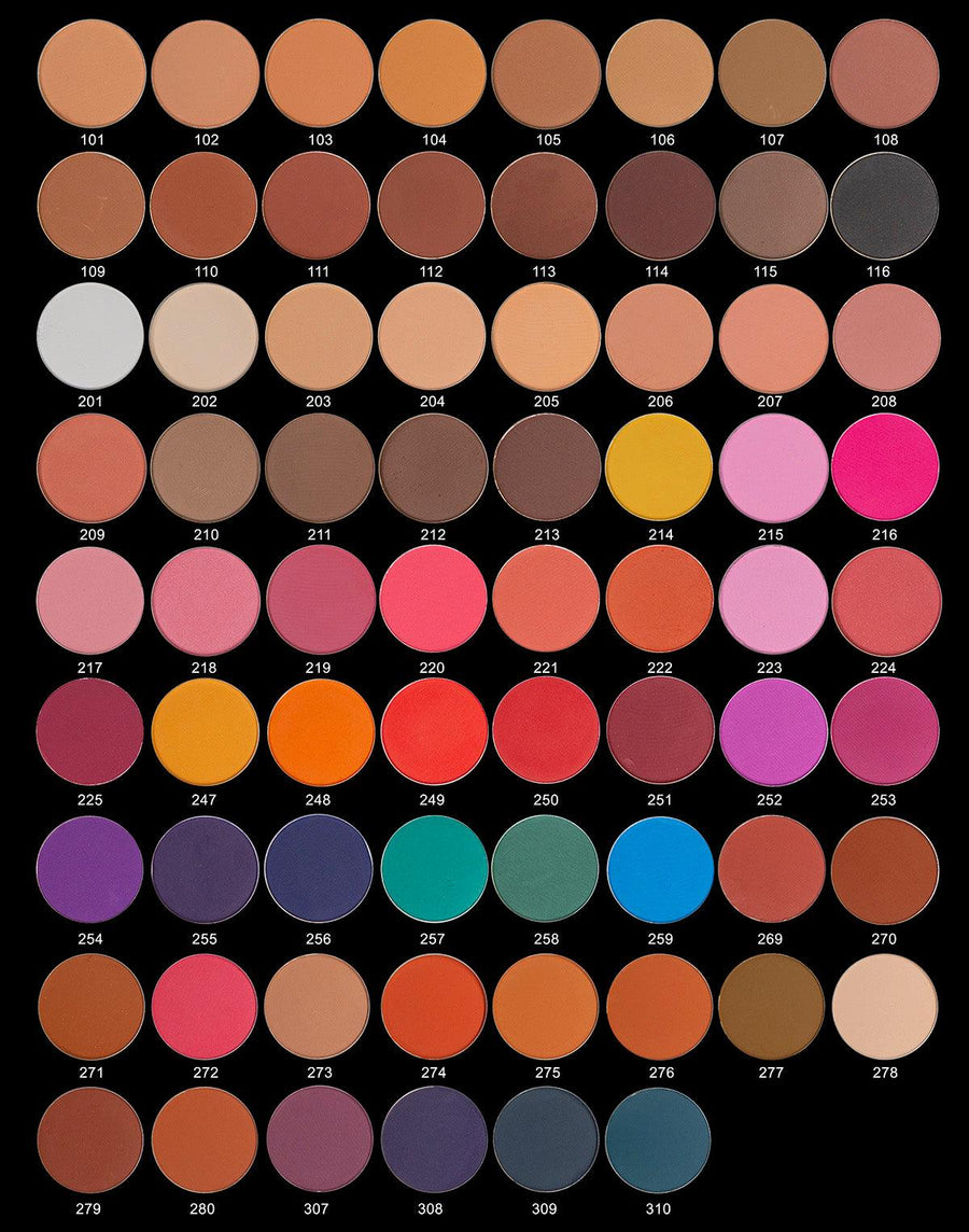 Eyeshadow Sample Pack (All 218 colors) - Makeup Palette Pro